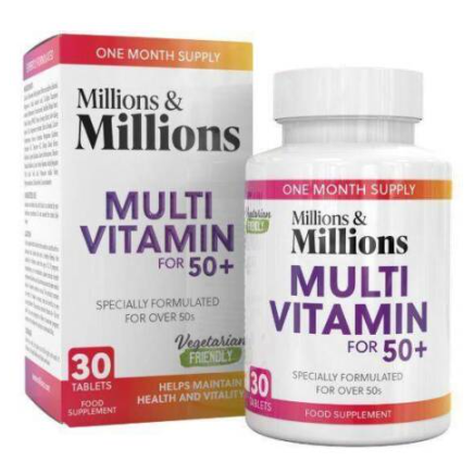 Millions & Millions 50+ Multivitamins & Minerals