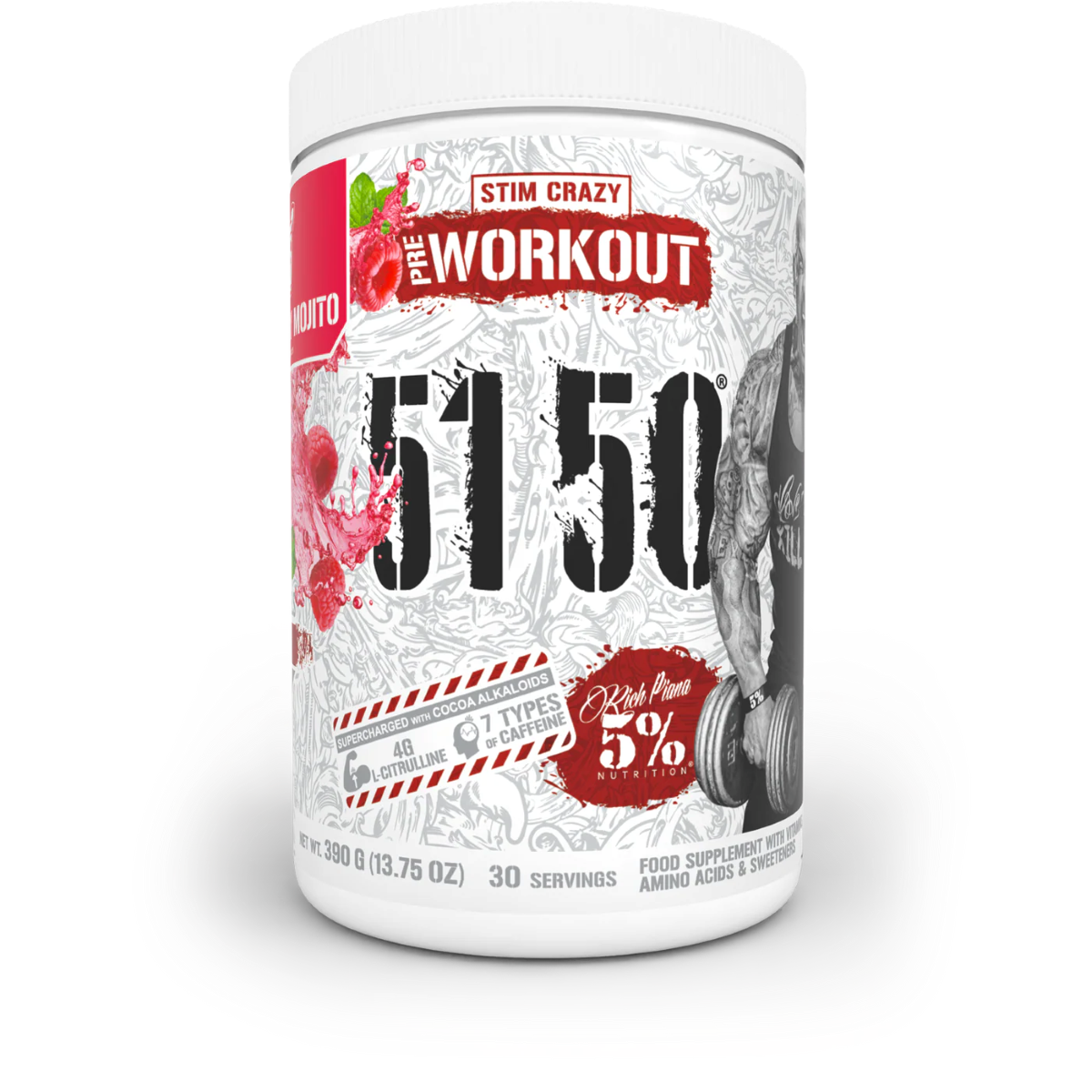 5% Nutrition 5150 High-Stim Pre-Workout 375g