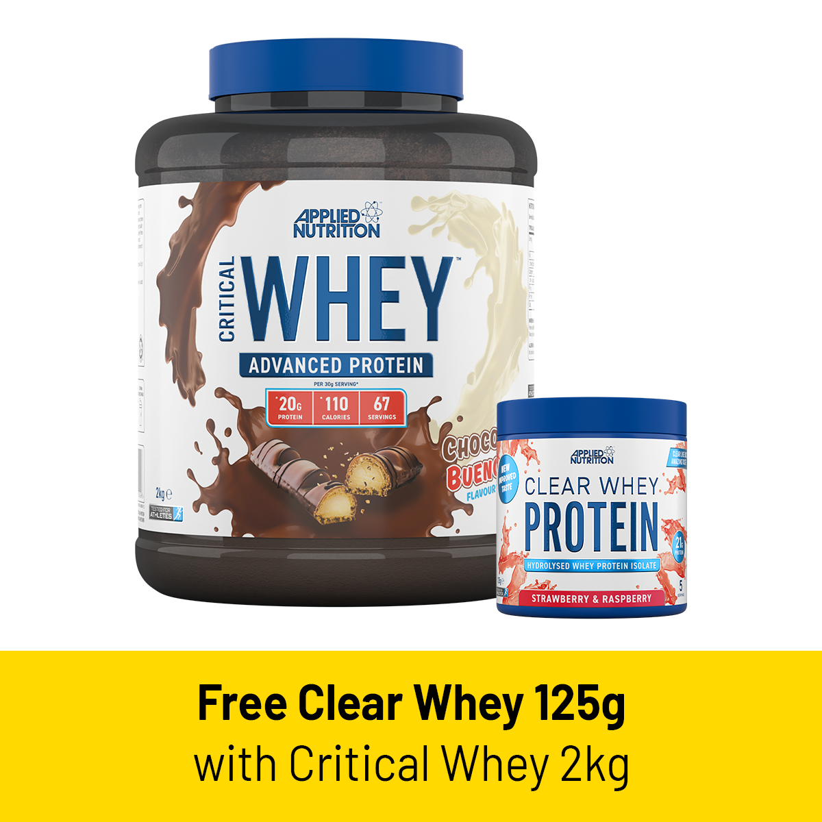 Applied Nutrition Critical Whey (FREE CLEAR WHEY 125G)