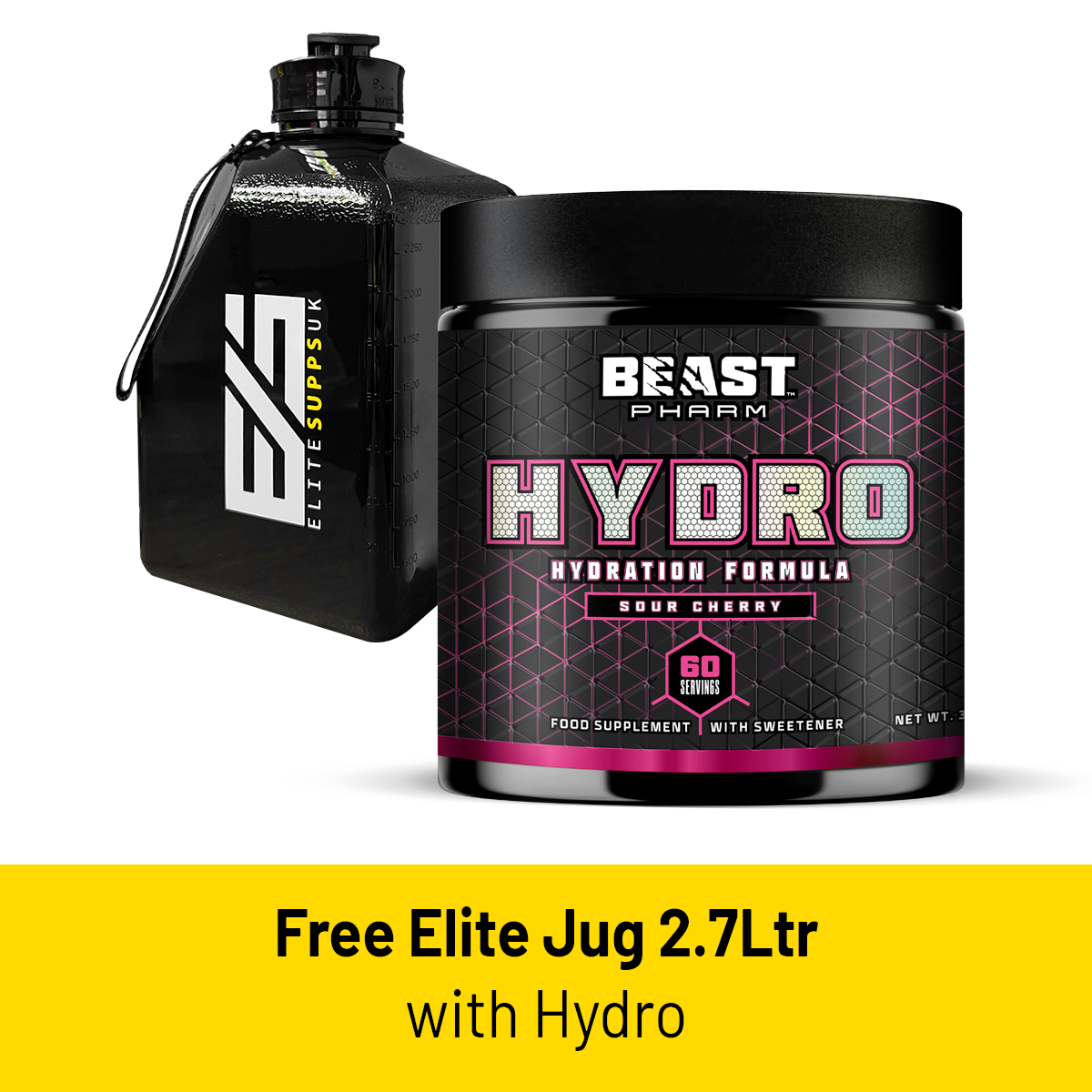 Beast Pharm Hydro 360g (FREE ELITE JUG)