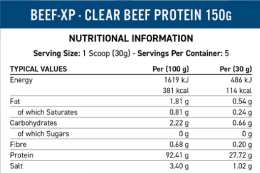 Applied Nutrition Beef XP 150g