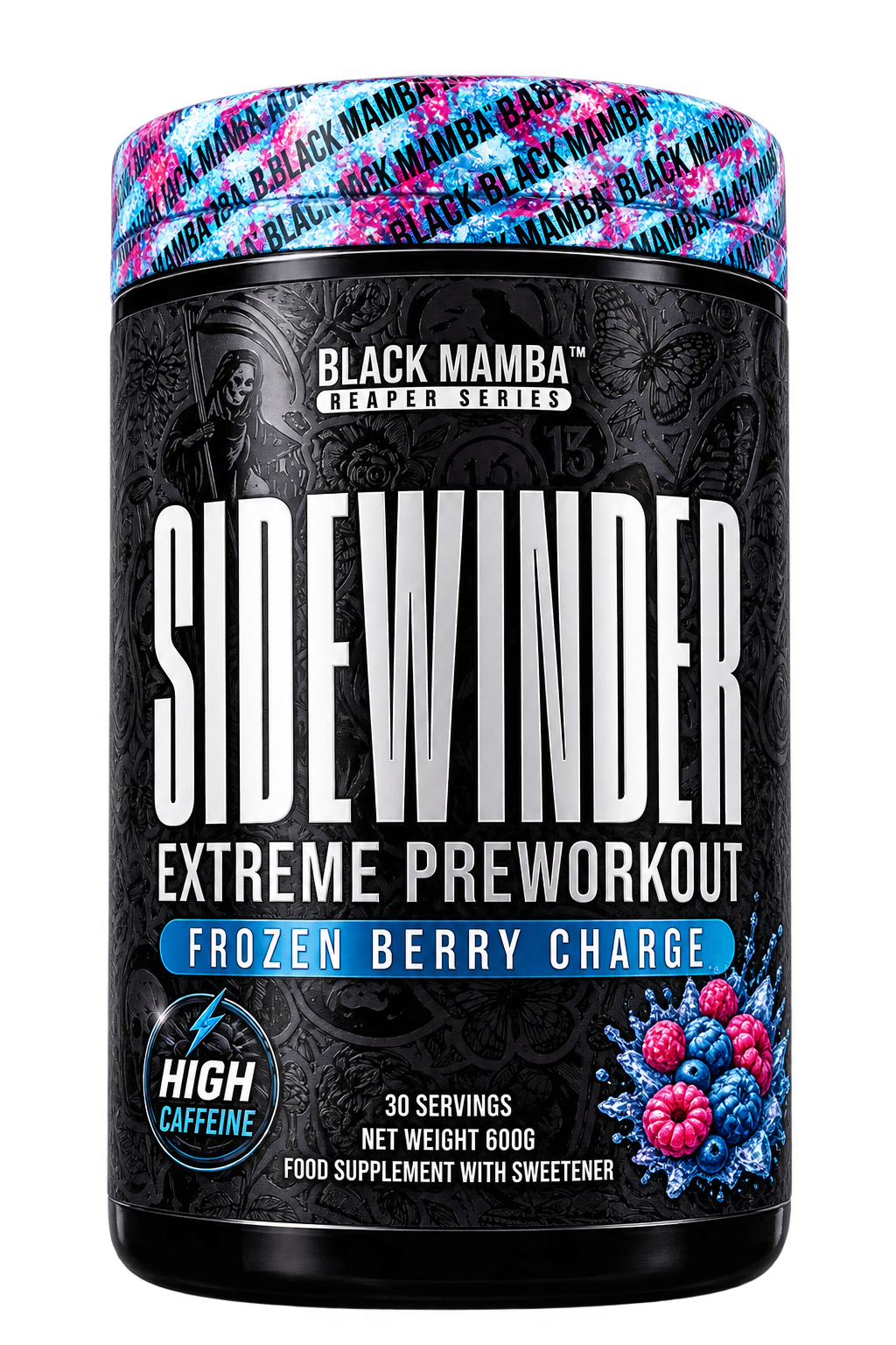 Black Mamba Sidewinder Extreme Pre Workout 600g