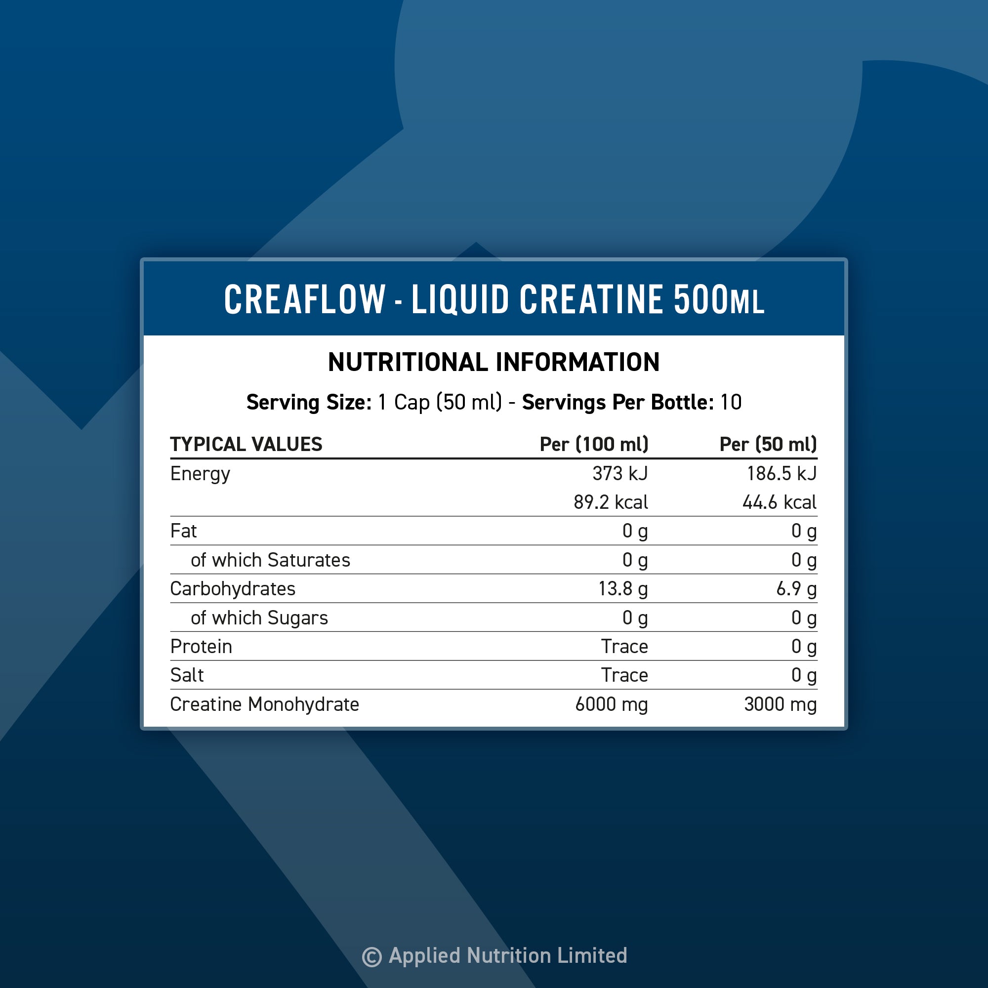 Applied Nutrition CreaFlow Liquid Creatine 500ml