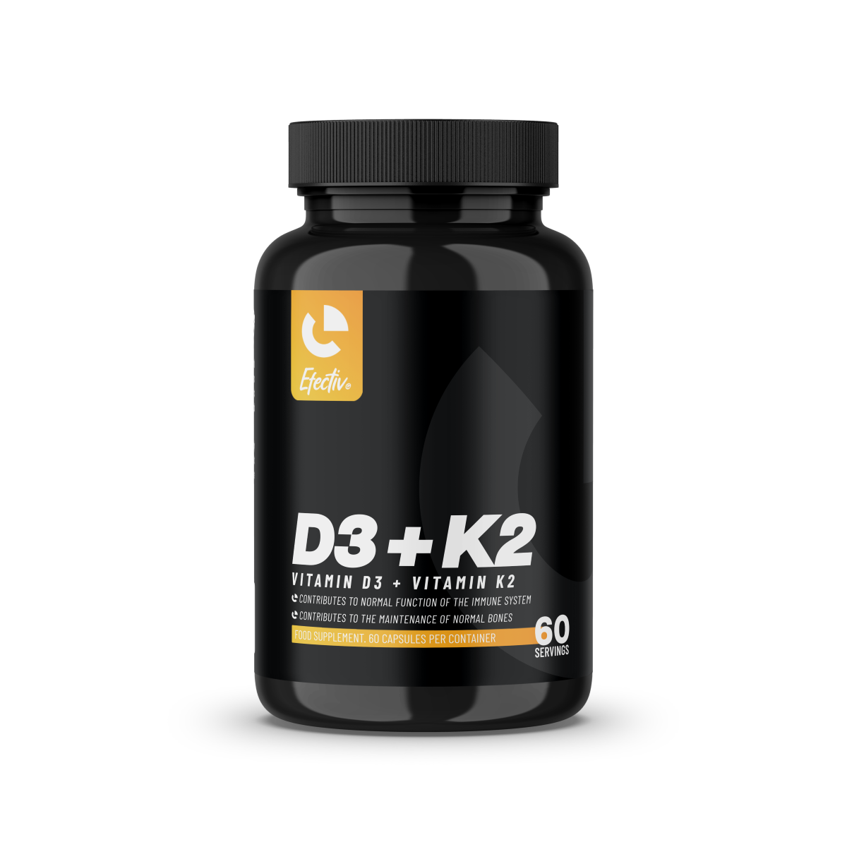 Efectiv Nutrition Vitamin D3 & K2 60 Caps