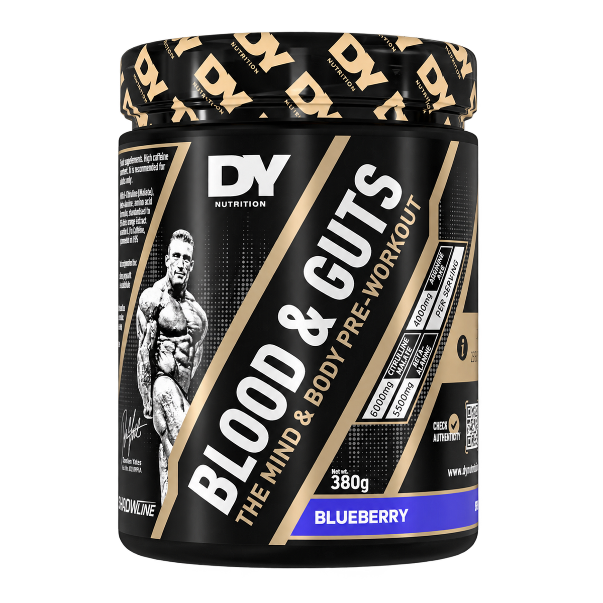 DY Nutrition Blood and Guts 380g - Pre Workout