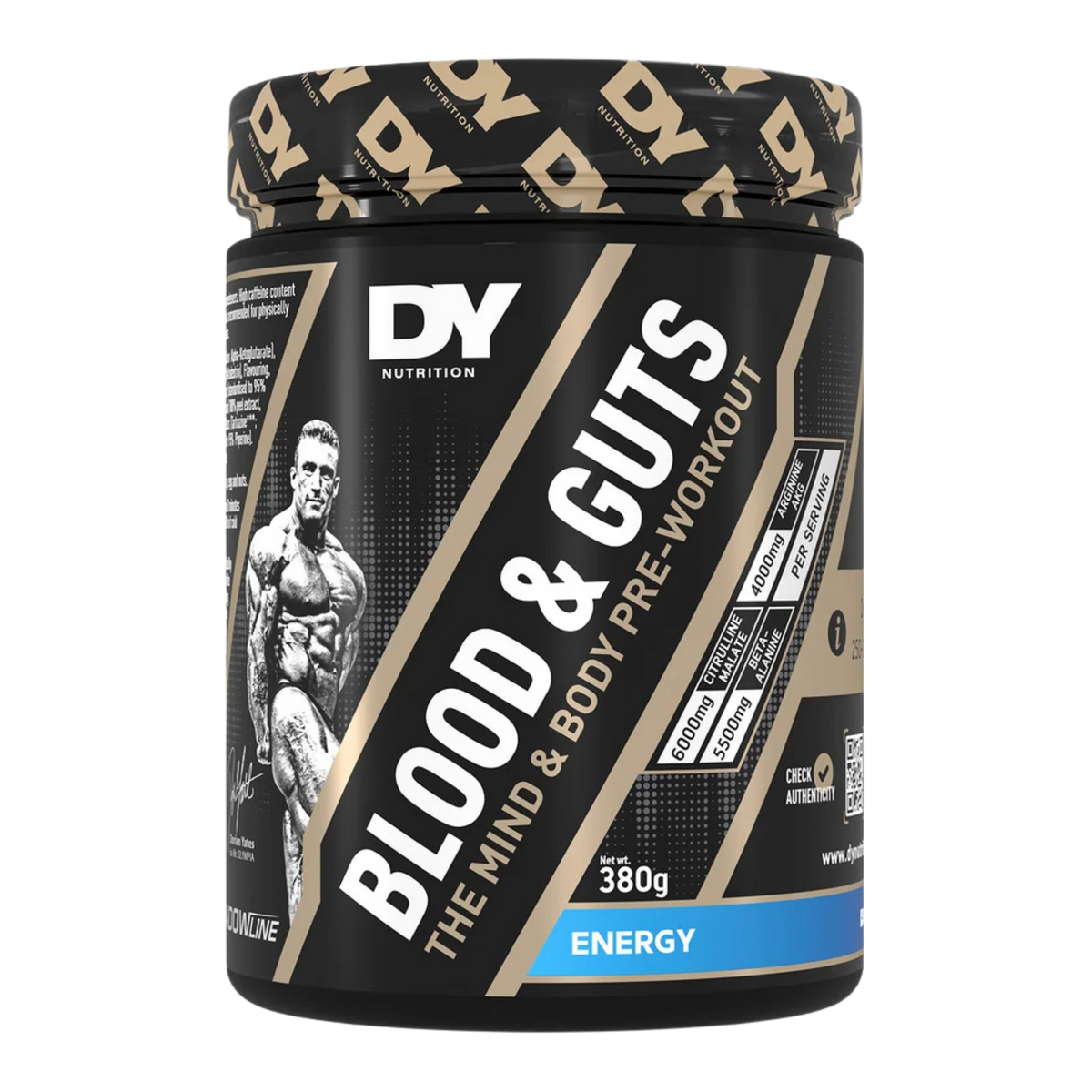 DY Nutrition Blood and Guts 380g - Pre Workout