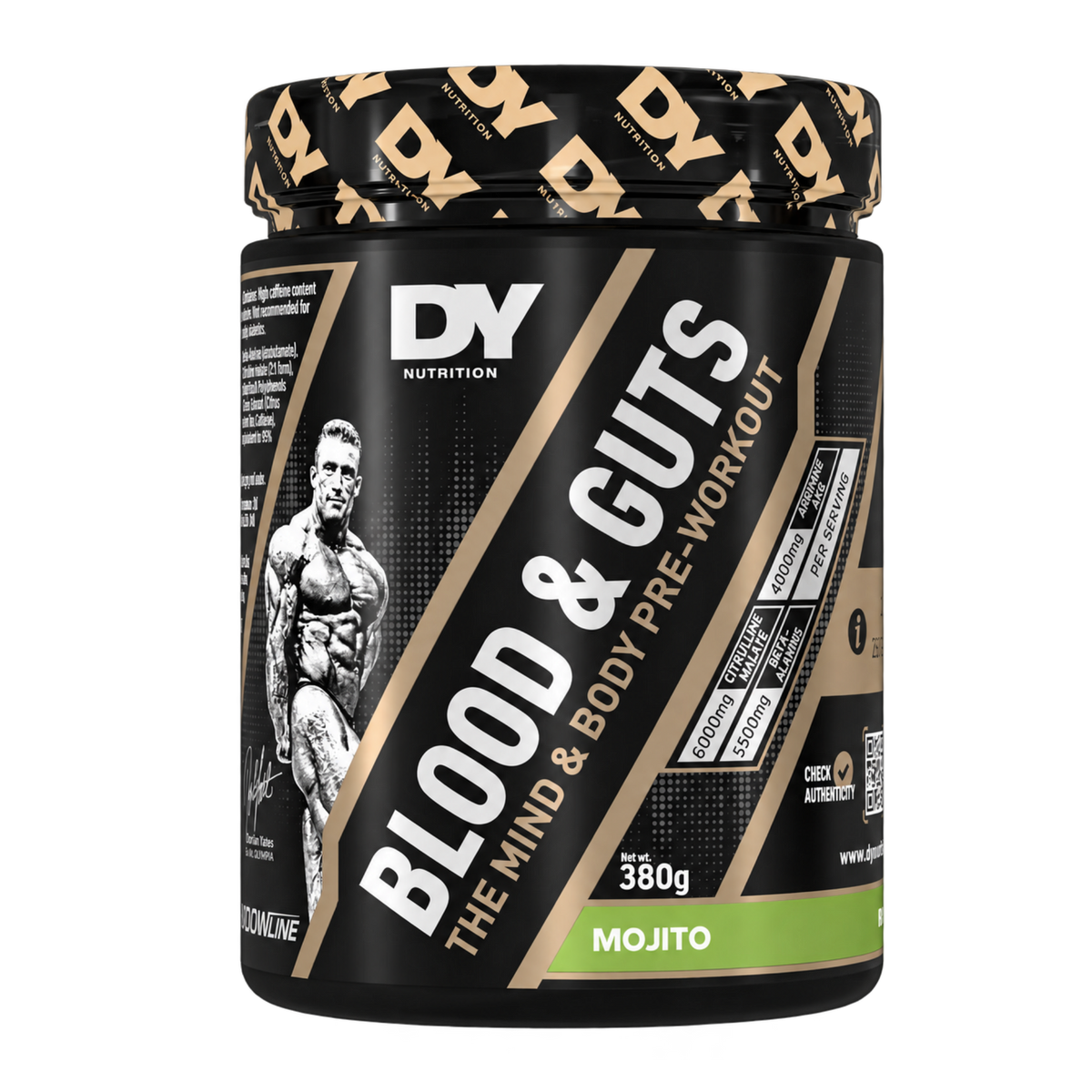 DY Nutrition Blood and Guts 380g - Pre Workout