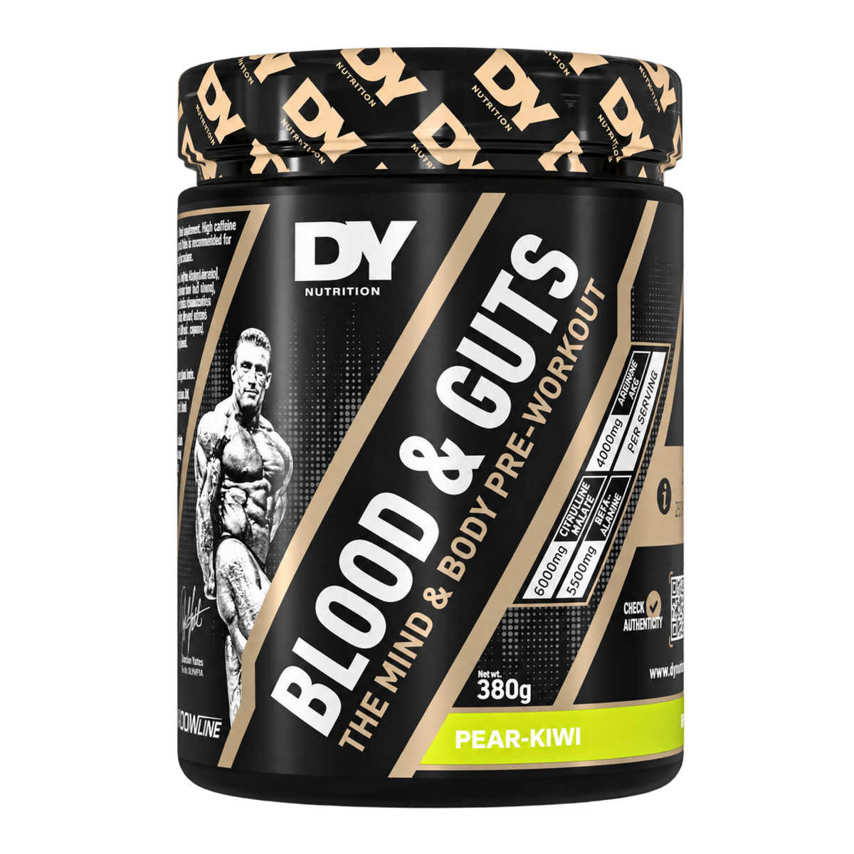 DY Nutrition Blood and Guts 380g - Pre Workout