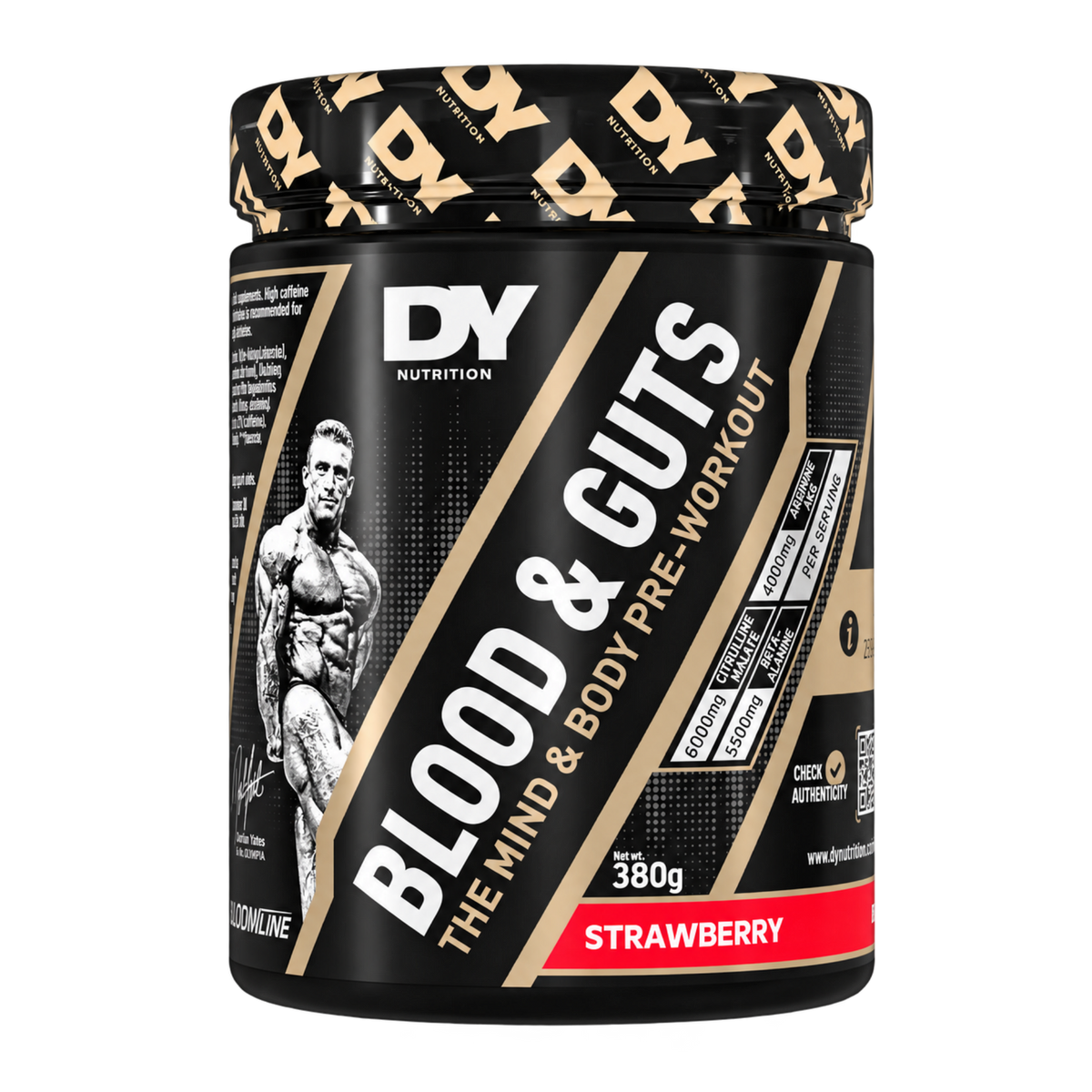 DY Nutrition Blood and Guts 380g - Pre Workout