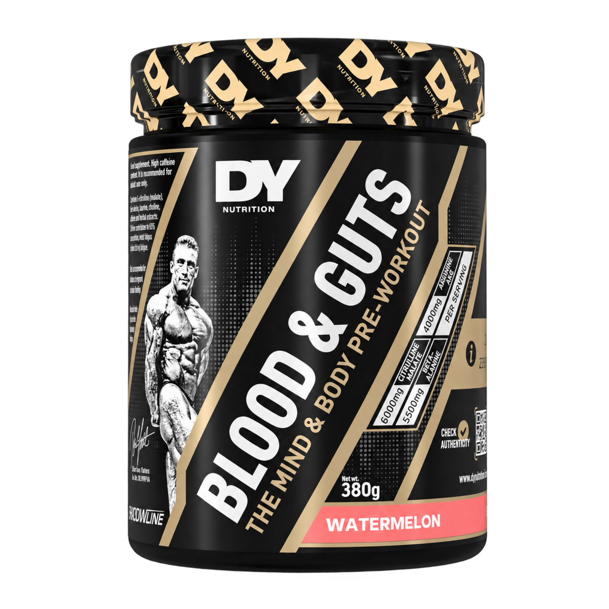 DY Nutrition Blood and Guts 380g - Pre Workout