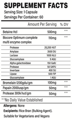 Trained by JP Digest Pharma Pro Digestive Enzyme 60 Caps