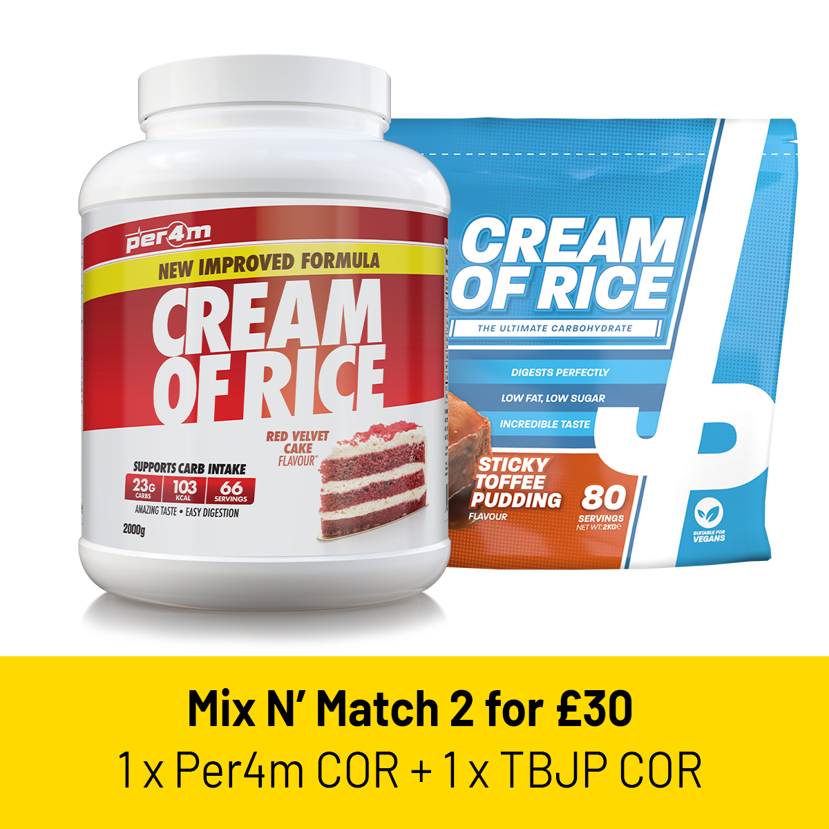 Elite Cream Of Rice Mix & Match Bundle