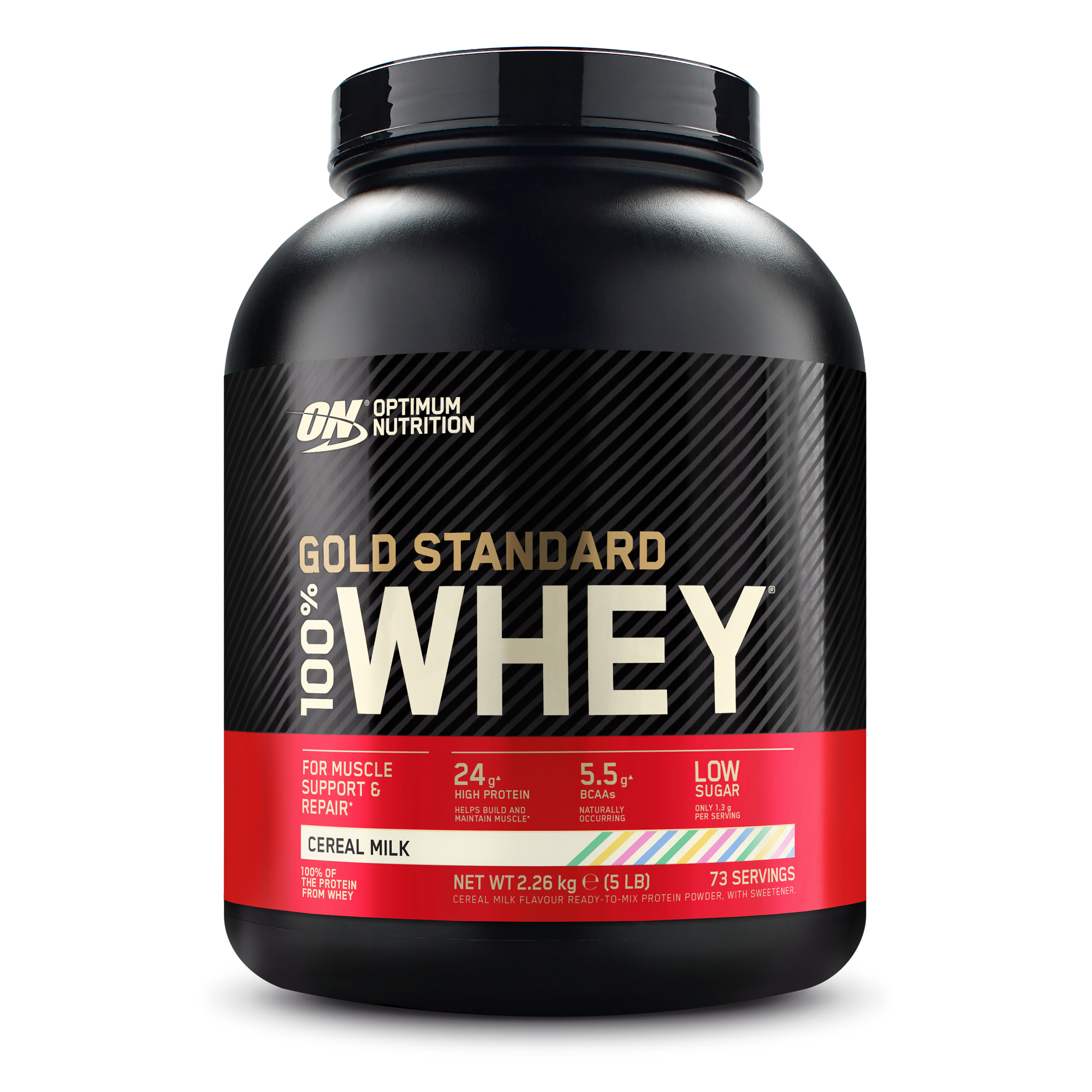 Optimum Nutrition Gold Standard Whey Protein (Free Shaker & Sample)*