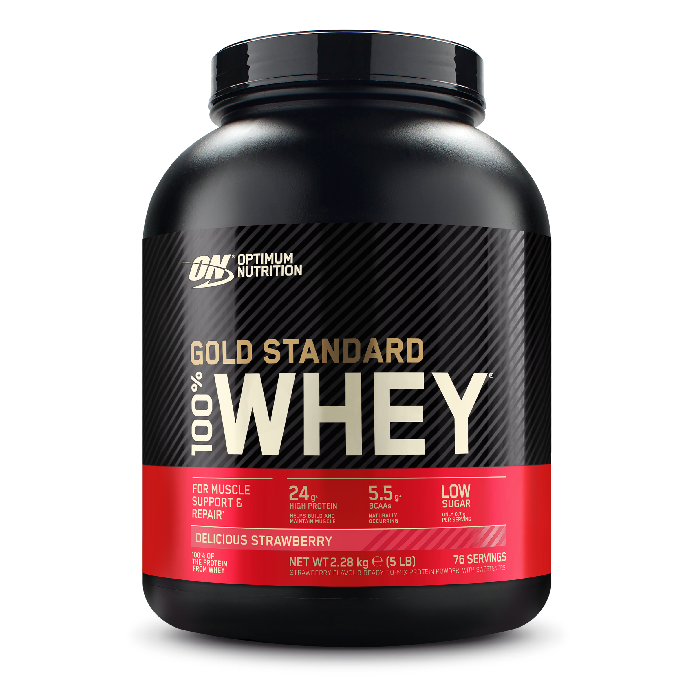 Optimum Nutrition Gold Standard Whey Protein (Free Shaker & Sample)*