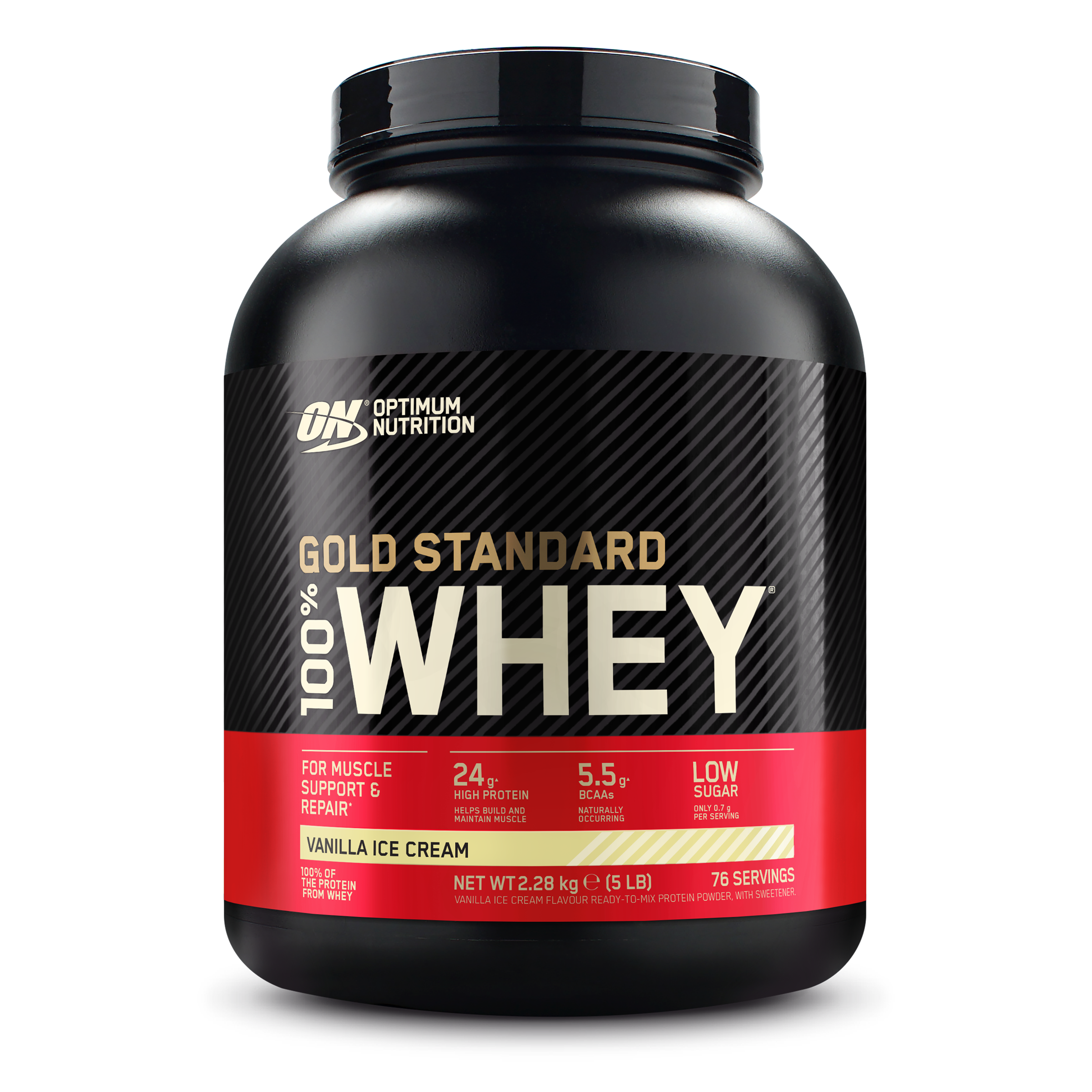 Optimum Nutrition Gold Standard Whey Protein (Free Shaker & Sample)*