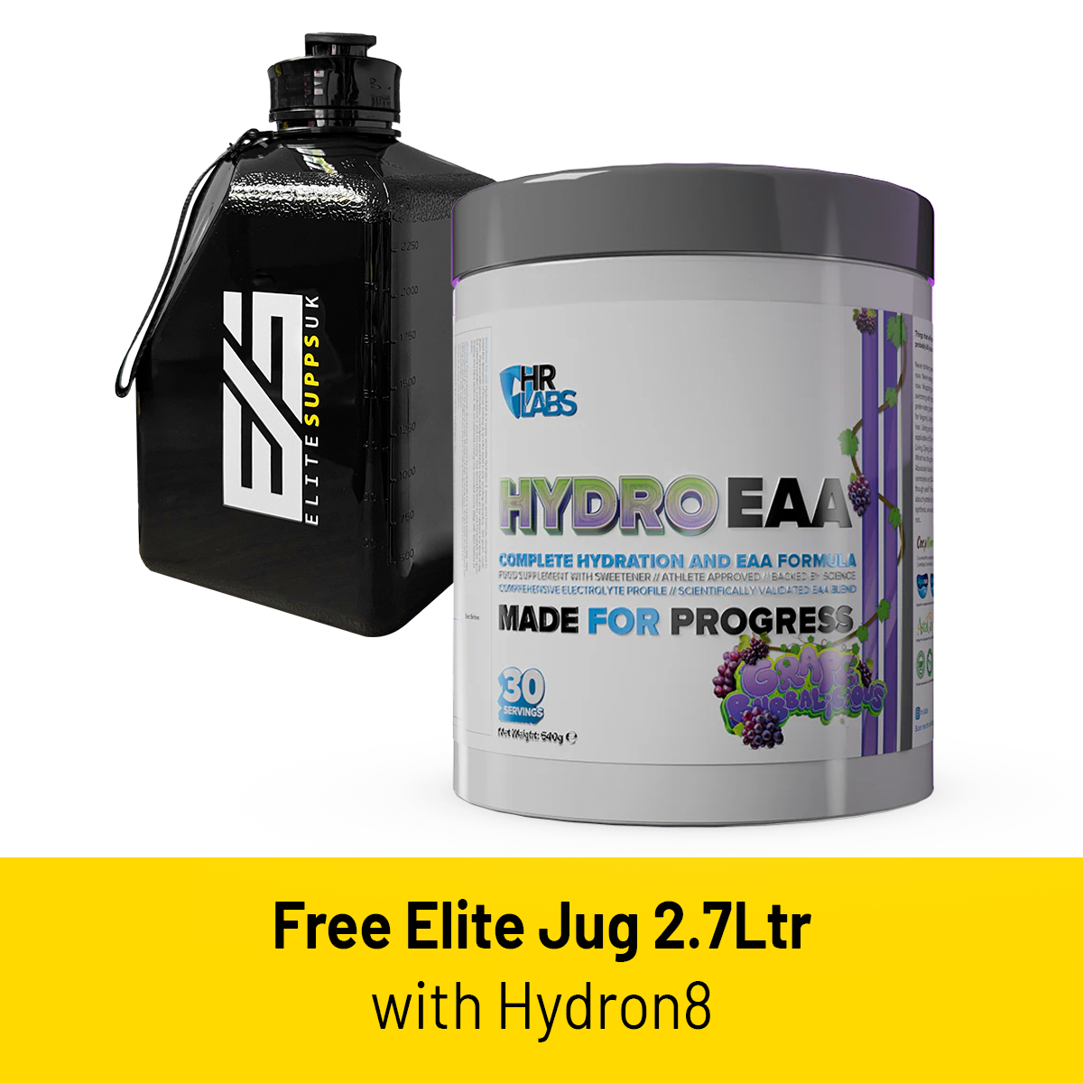 HR Labs HydroEAA 540g (FREE ELITE JUG)