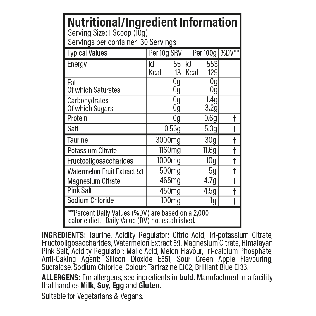 Trained by JP Hydration Electrolyte Formula 300g