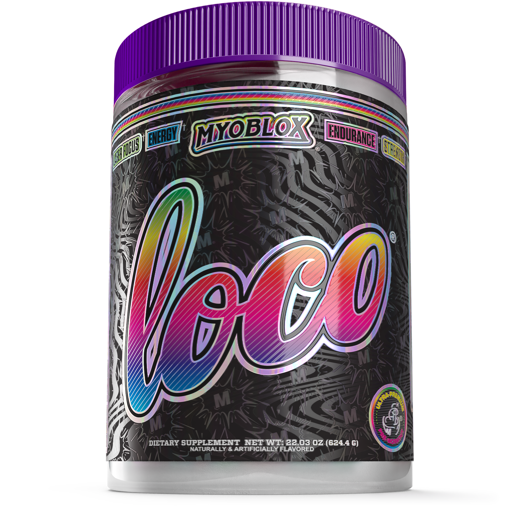 MyoBlox Loco Pre-Workout 40 Serv (FREE SHAKER)