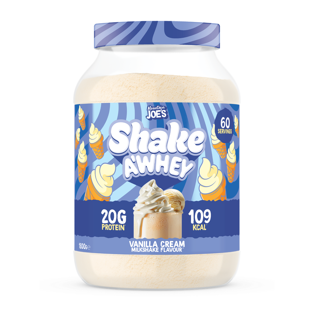 Mountain Joe's Shake A Whey 1.8Kg