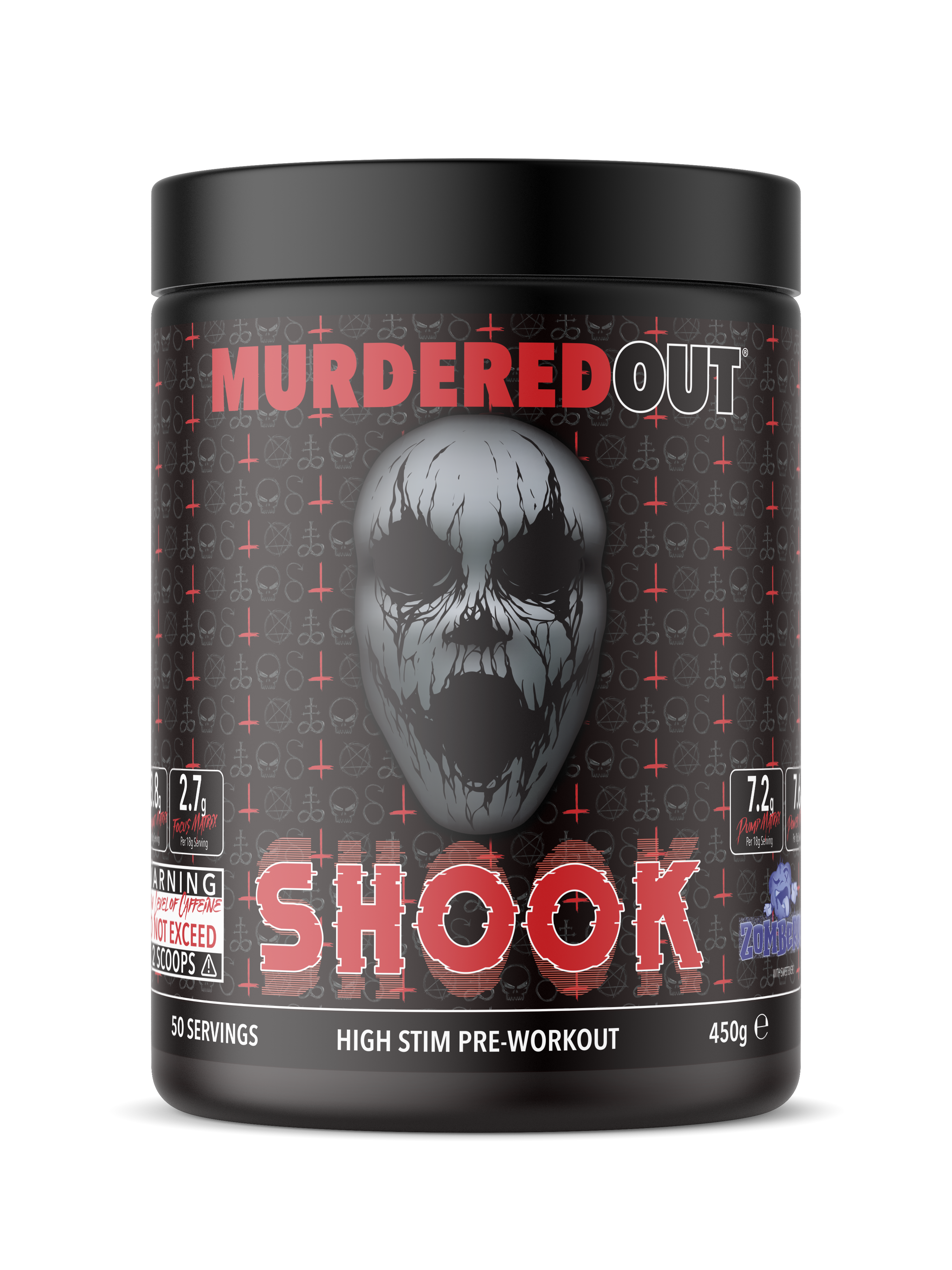 Murdered Out Shook Pre Workout 450g