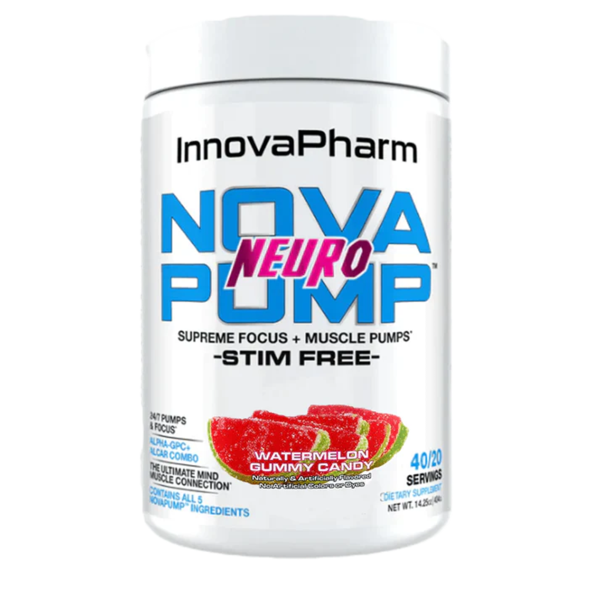 InnovaPharm NovaPump NEURO Pump Pre Workout 40/20 Servings