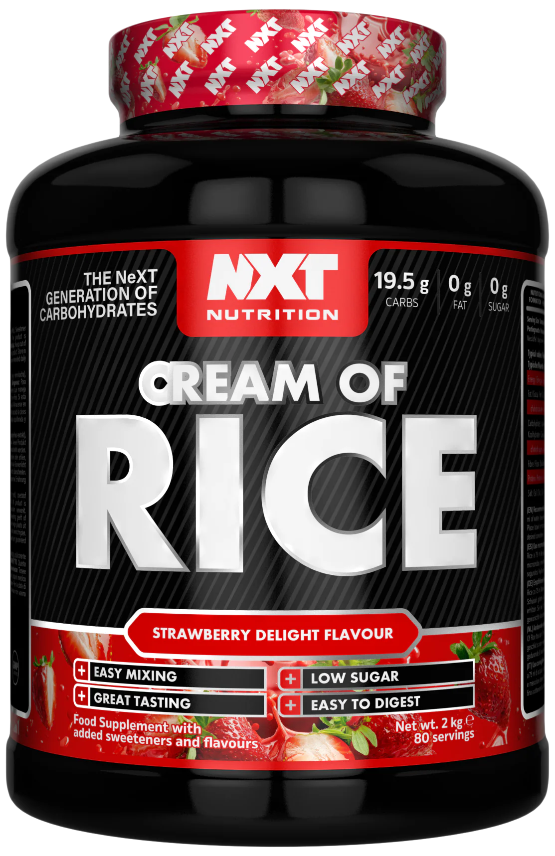 NXT Nutrition Cream of Rice 2Kg