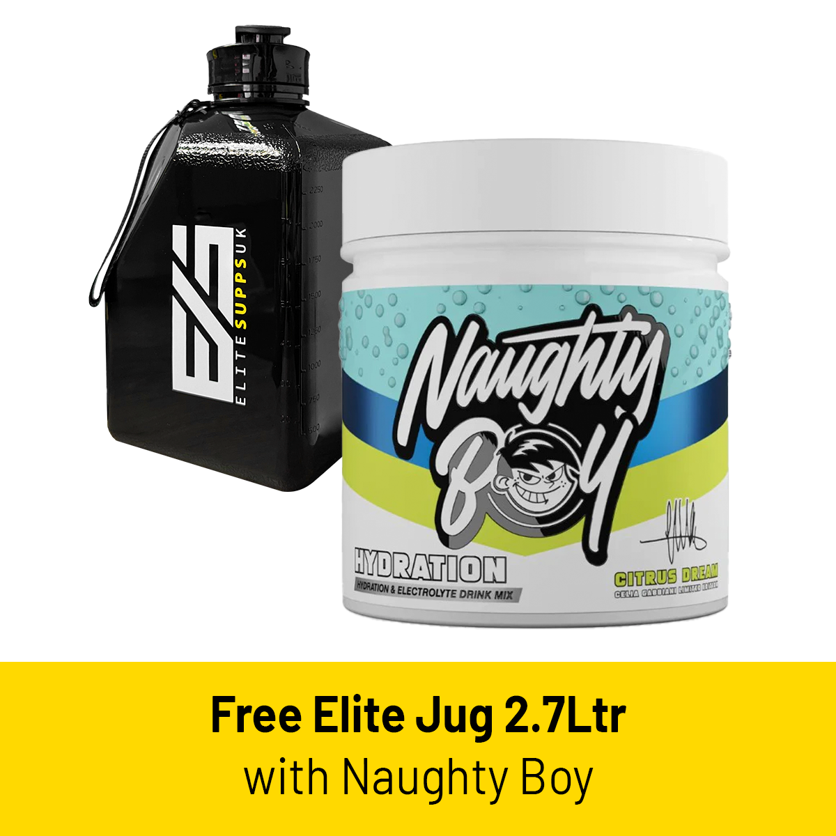 NaughtyBoy Hydration 30 Serv (FREE ELITE JUG)