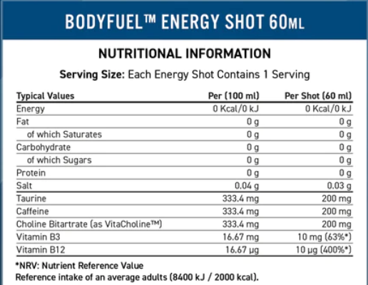 Applied Nutrition Body Fuel Shot