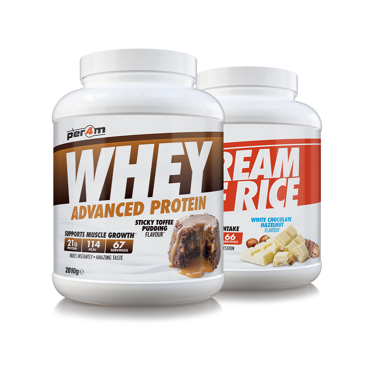 Per4m Build Bundle: Whey & Cream Of Rice Duo