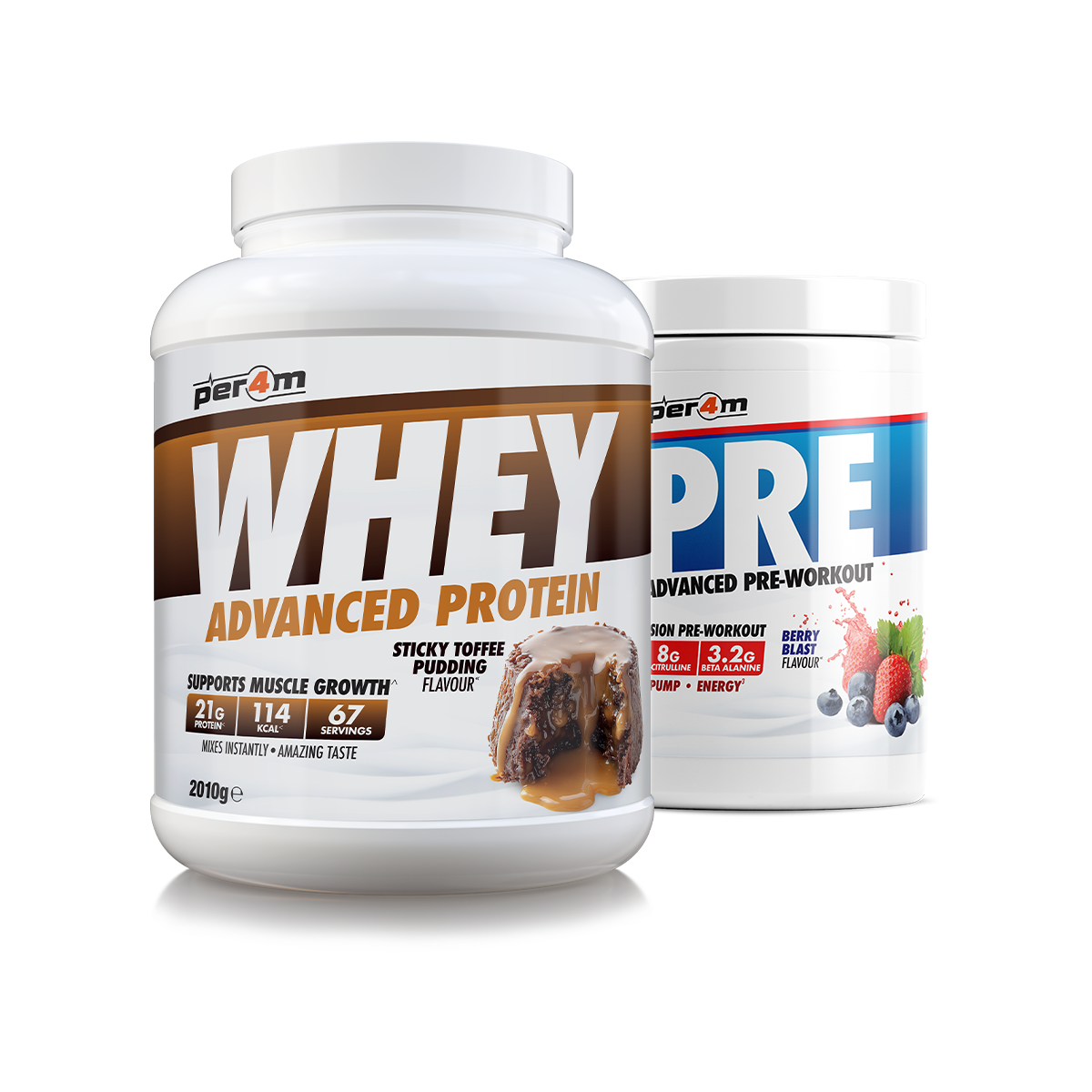 Per4m Build Bundle: Whey & Pre Workout Duo
