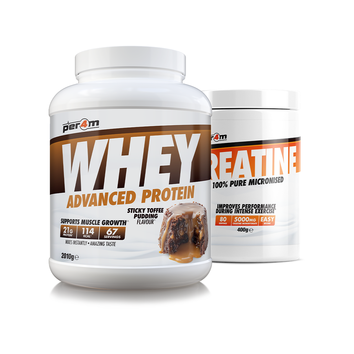 Per4m Build Bundle: Whey & Creatine Duo