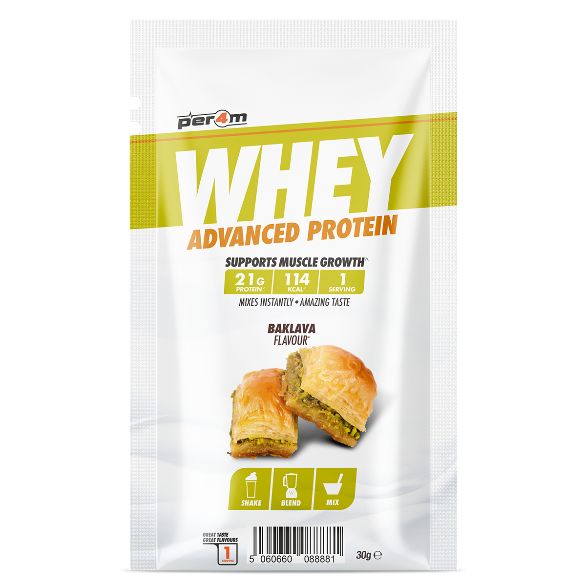 Per4m Whey Protein Sample Sachets 30g