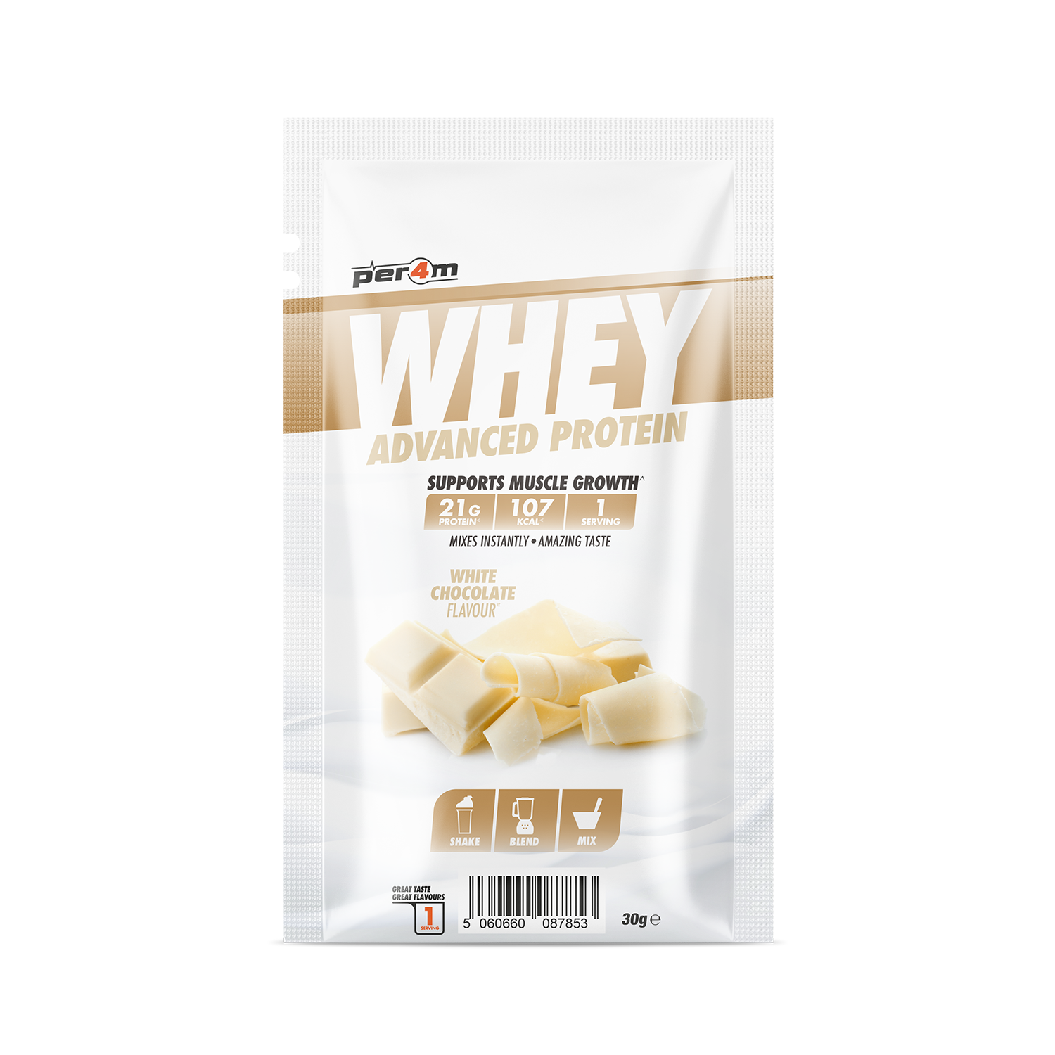 Per4m Whey Protein Sample Sachets 30g