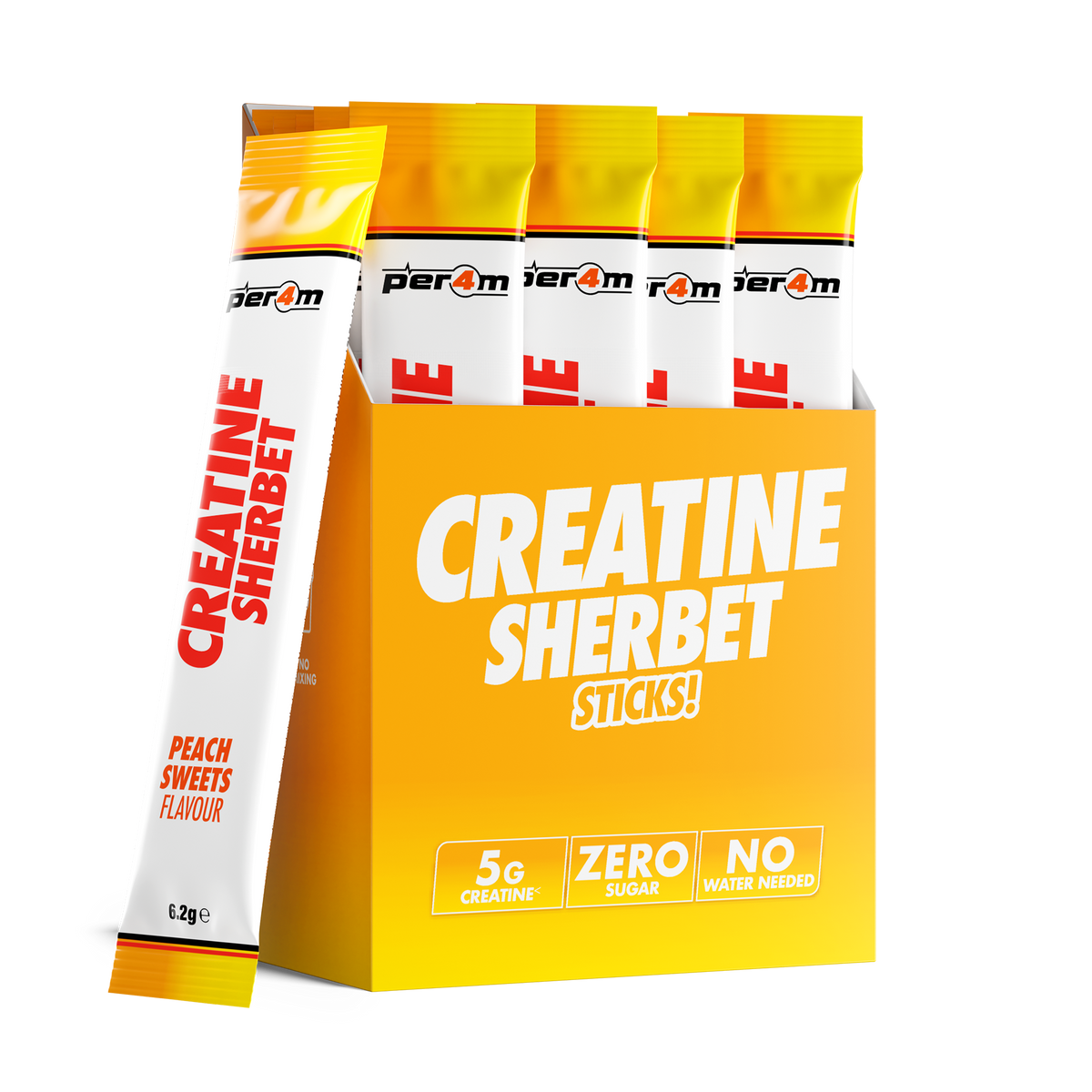 Per4m Creatine Sherbet Sticks 20 Pack