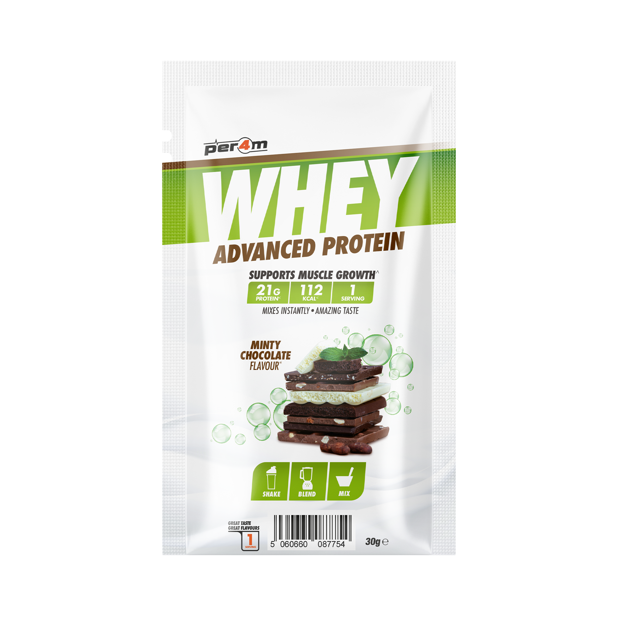 Per4m Whey Protein Sample Sachets 30g