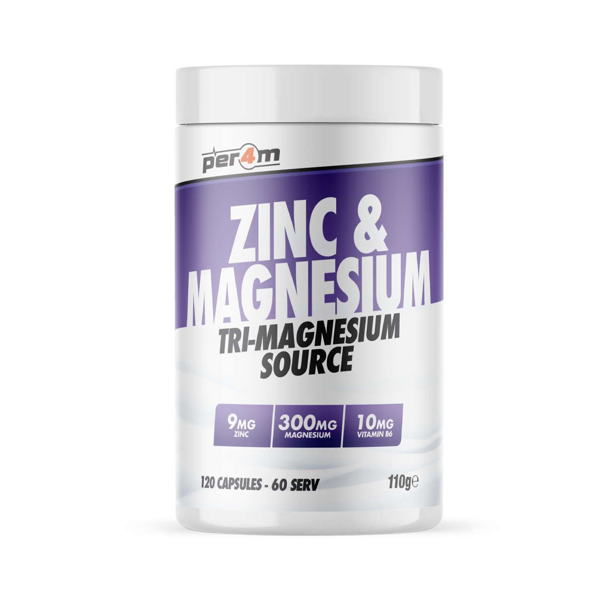 Per4m Zinc & Magnesium Supplement 120 Caps