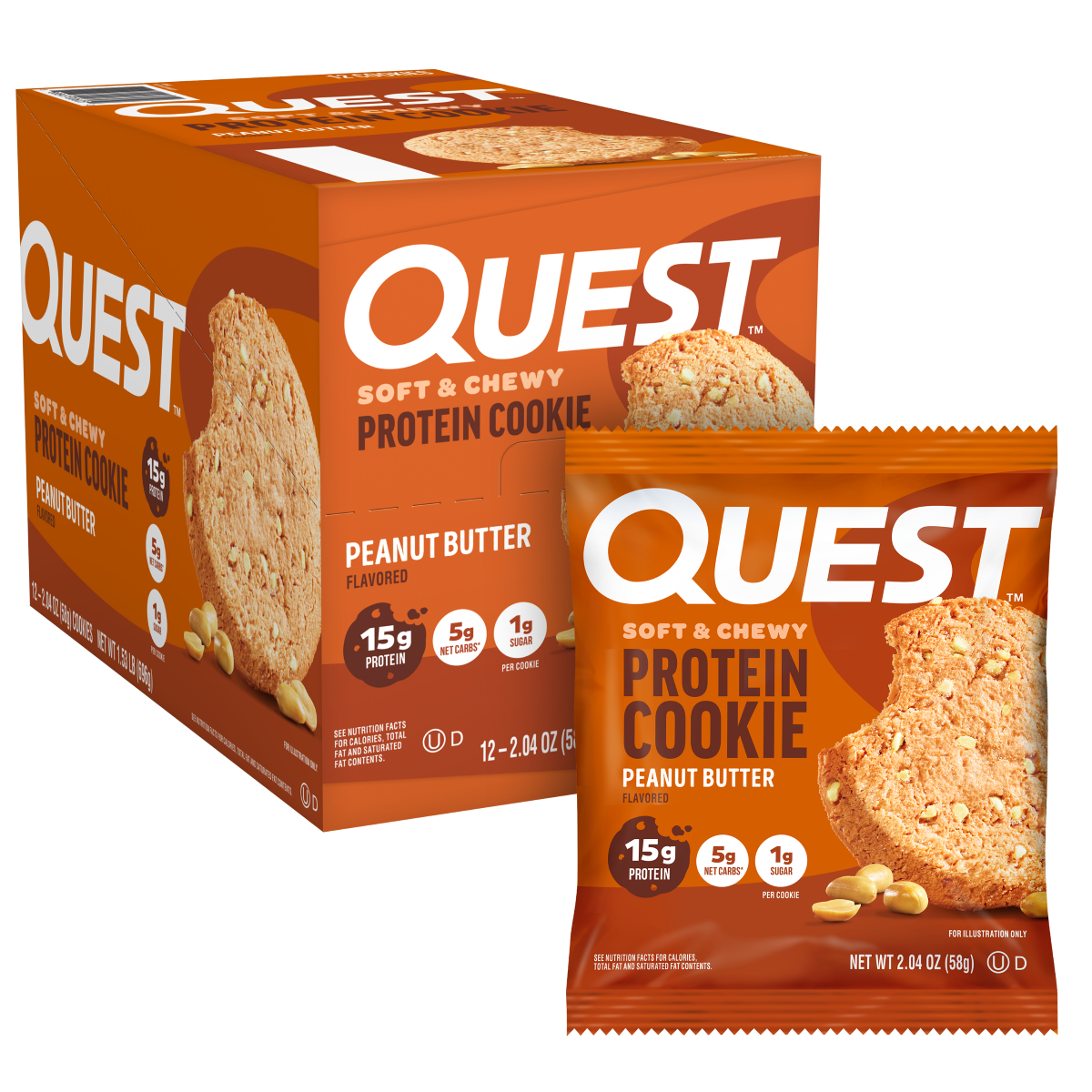 Quest Cookie 12x59g