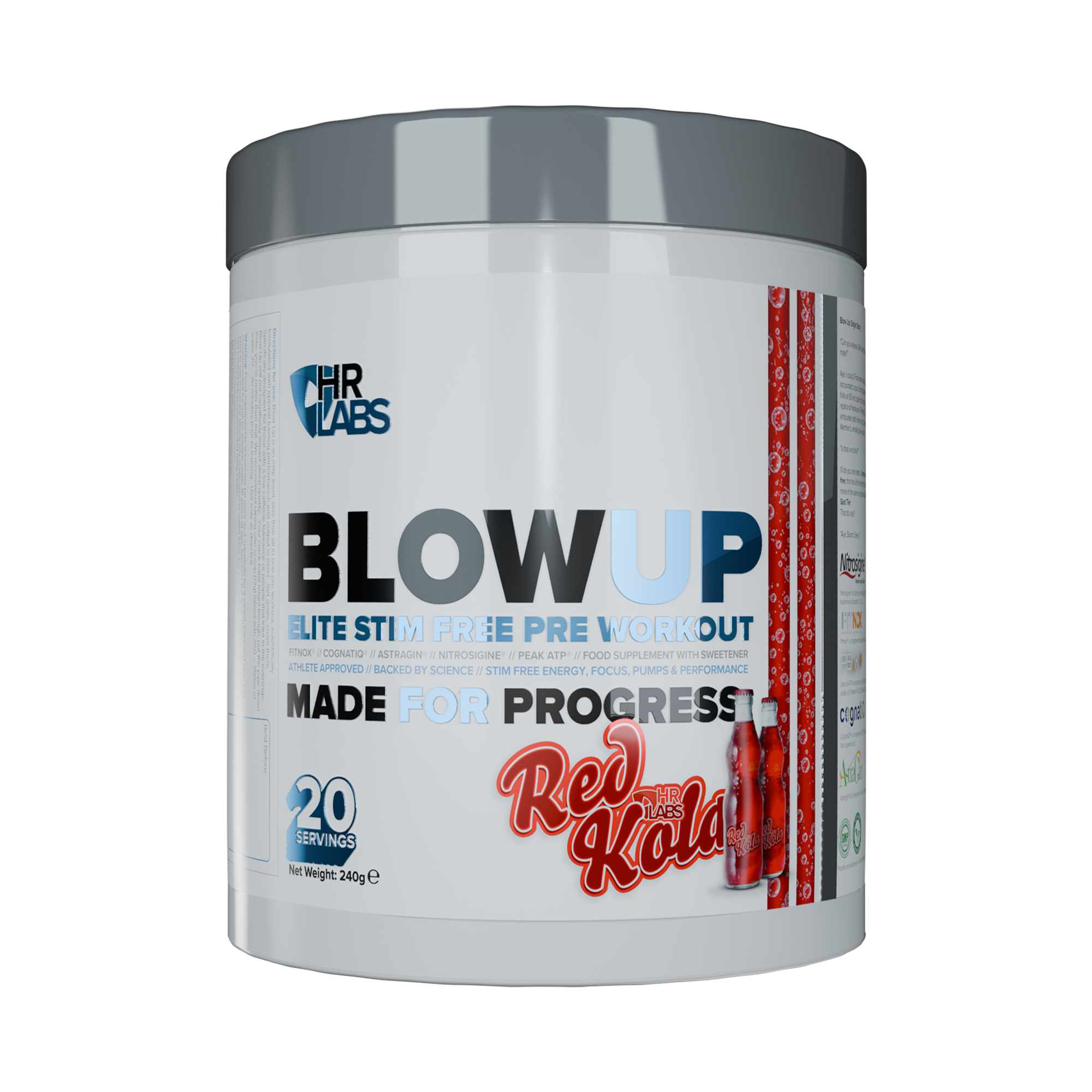 HR Labs Blow Up Stim Free Pre Workout 240g