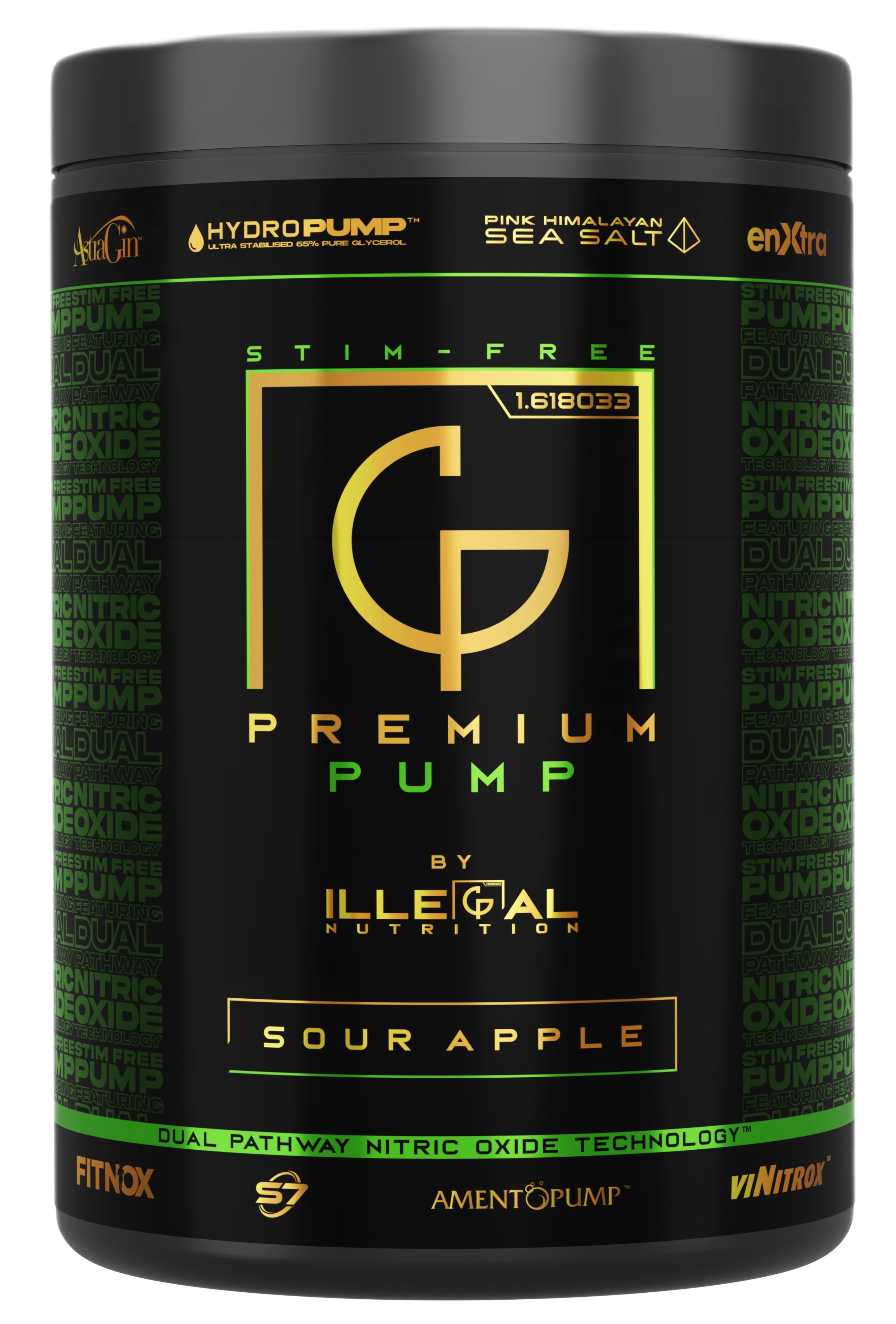 Illegal Nutrition Premium PUMP 228g (FREE SHAKER)