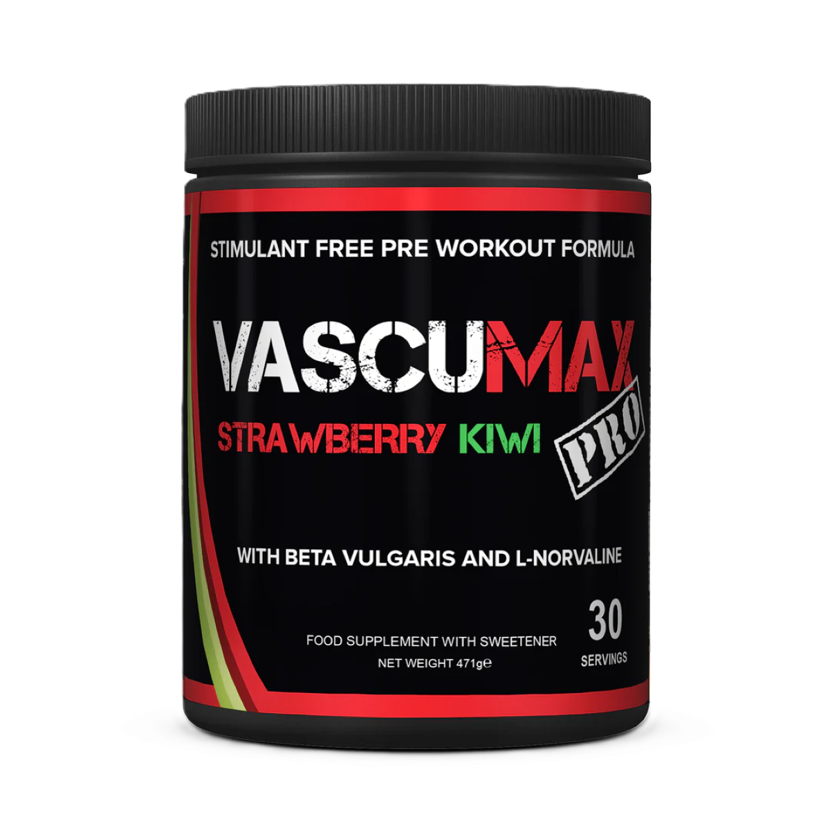 Strom Sports VascuMax Pro Non-Stim Pre-Workout  30 Servings