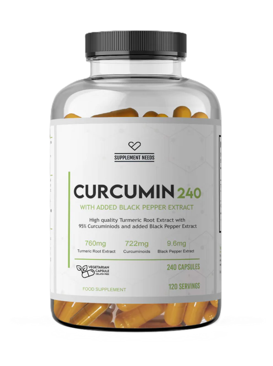 Supplement Needs Curcumin with Black Pepper Extract