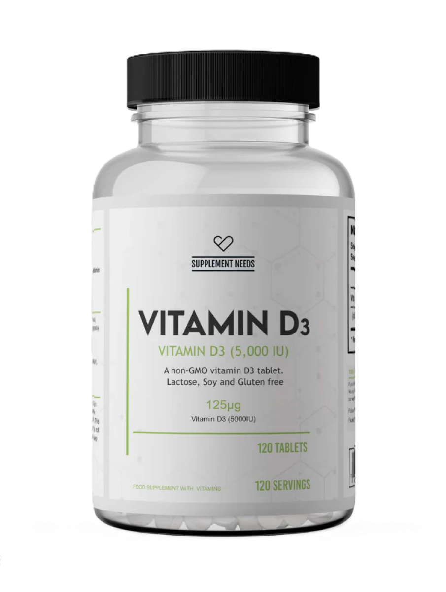 Supplement Needs Vitamin D3 120 tabs