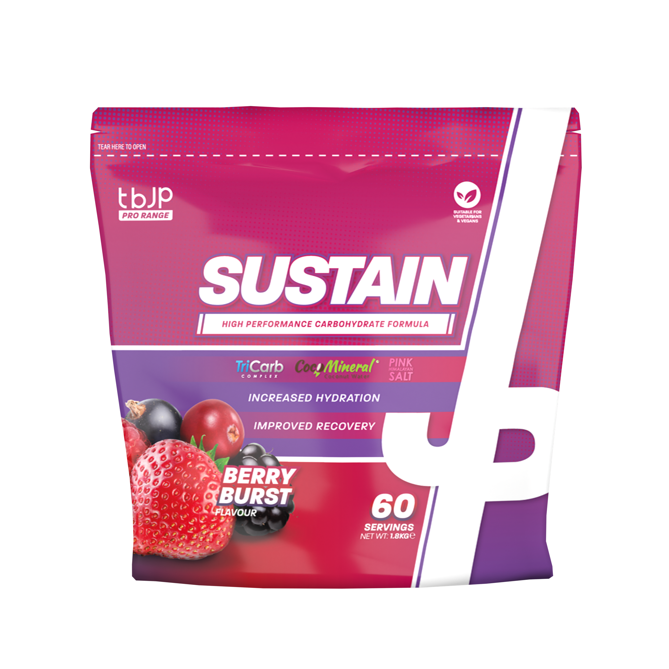 Trained by JP Sustain Carbohydrate Formula 1800g