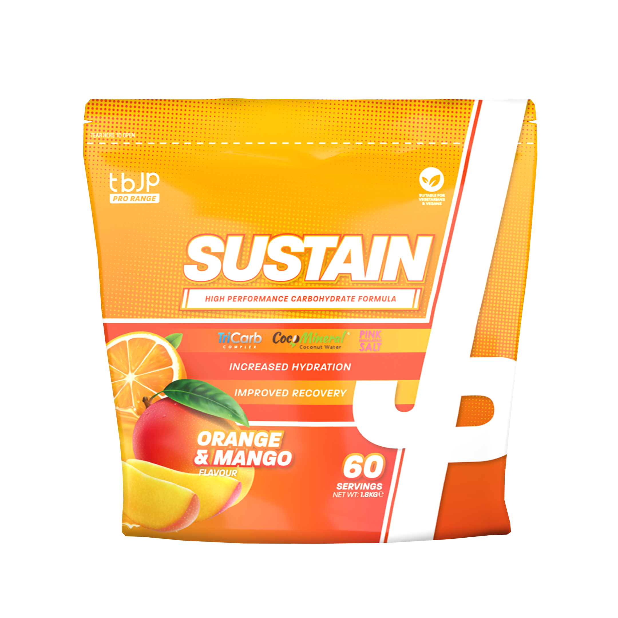 Trained by JP Sustain Carbohydrate Formula 1800g