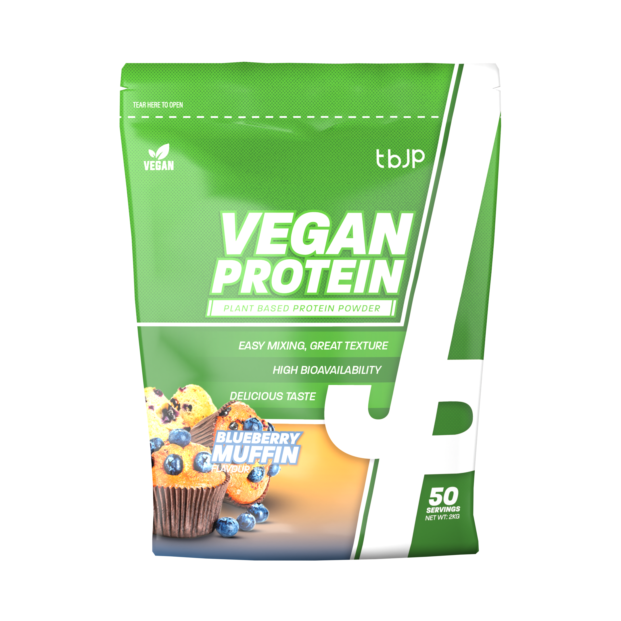 Trained By JP Plant Based Vegan Protein 2kg