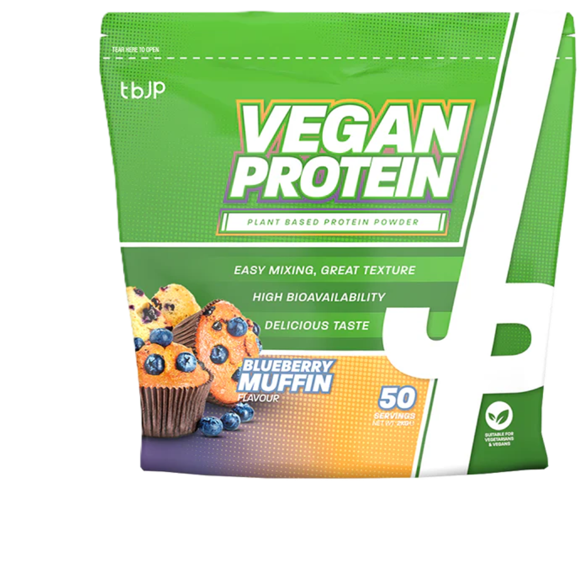 Trained by JP Vegan Plant Based Protein 2kg