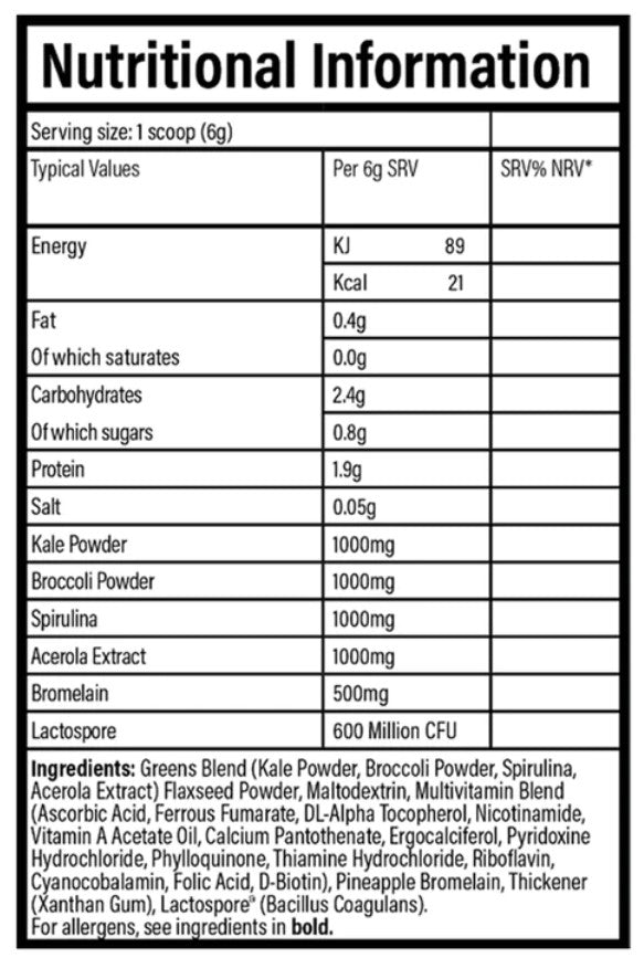 Trained by JP Veggie Might 3-in-1 Greens Powder 180g