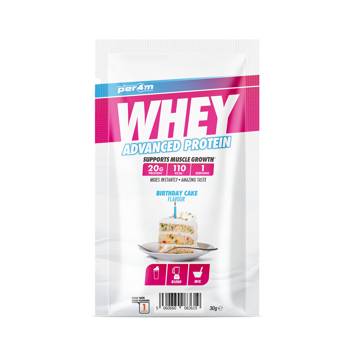 Per4m Whey Protein Sample Sachets 30g
