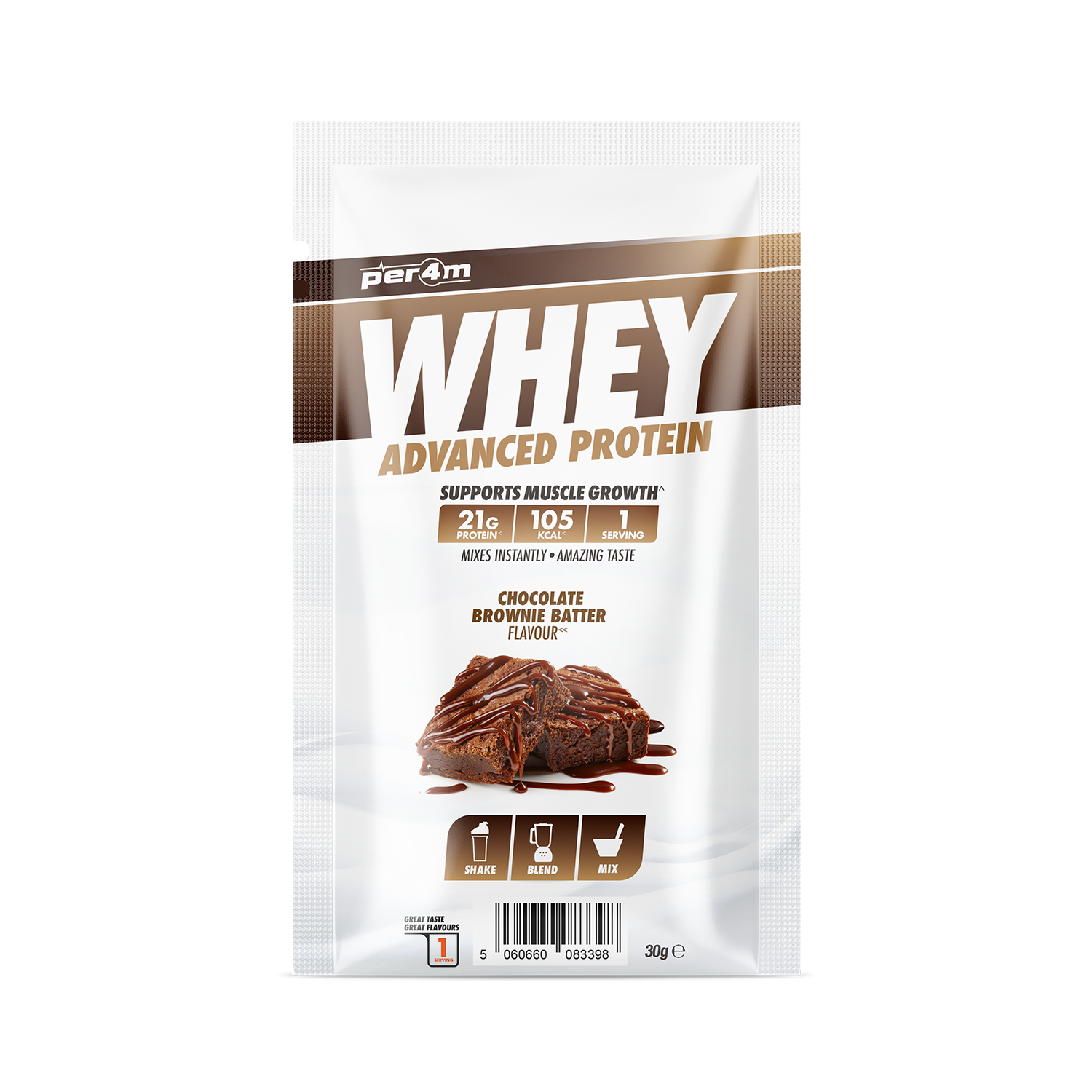 » Per4m Whey Protein Sample Sachets 30g (100% off)