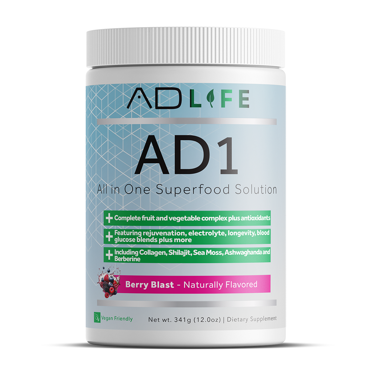 AD Life AD1 All in One Superfood Solution 348g